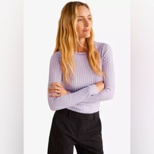 Mango XS- Stretch Long sleeve blouse